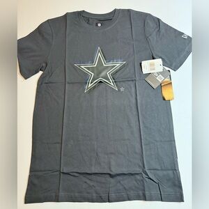 NWT Men's New Era Dark Gray Dallas Cowboys Star Logo T-Shirt, Size Medium